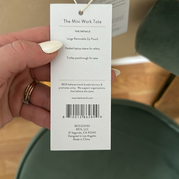 BEIS - The Mini Work Tote - Picture 3 of 3